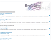 Tablet Screenshot of evolutionthevitallink.blogspot.com