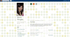 Desktop Screenshot of marieaquino.blogspot.com