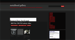 Desktop Screenshot of metalheadgallery.blogspot.com