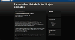 Desktop Screenshot of laverdaderahistoriadelosdibujos.blogspot.com