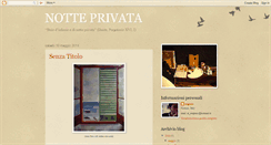 Desktop Screenshot of notte-privata.blogspot.com