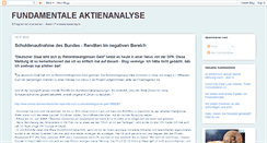 Desktop Screenshot of aktienanalyse-fundamental.blogspot.com