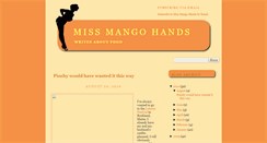 Desktop Screenshot of missmangohands.blogspot.com