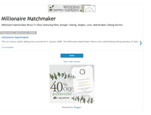 Tablet Screenshot of millionairematchmaker1.blogspot.com