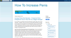 Desktop Screenshot of how-to-increase-penis.blogspot.com