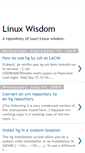 Mobile Screenshot of linuxwisdom.blogspot.com