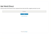 Tablet Screenshot of japanjuniouridols.blogspot.com