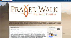 Desktop Screenshot of prayerwalkretreatcenter.blogspot.com