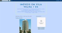 Desktop Screenshot of imoveisvilavelha.blogspot.com