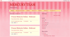 Desktop Screenshot of mercuryteamcycle.blogspot.com