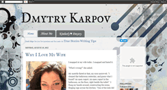 Desktop Screenshot of dmytrykarpov.blogspot.com