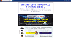 Desktop Screenshot of direitoconstitucionalreformacional.blogspot.com