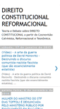 Mobile Screenshot of direitoconstitucionalreformacional.blogspot.com
