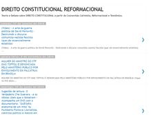 Tablet Screenshot of direitoconstitucionalreformacional.blogspot.com