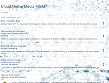 Tablet Screenshot of cloudonlinemediamanagement.blogspot.com
