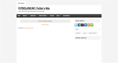 Desktop Screenshot of futbolxonline.blogspot.com