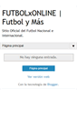 Mobile Screenshot of futbolxonline.blogspot.com