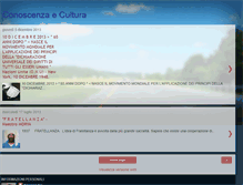 Tablet Screenshot of conoscenzaecultura.blogspot.com