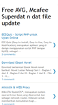 Mobile Screenshot of free-mcafee-avg-update.blogspot.com