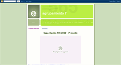 Desktop Screenshot of agrupamiento7.blogspot.com