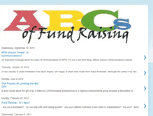 Tablet Screenshot of abcsoffundraising.blogspot.com