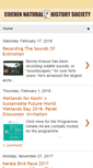 Mobile Screenshot of cochinnaturalhistorysociety.blogspot.com