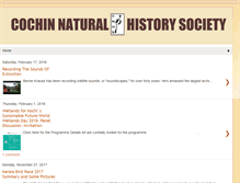 Tablet Screenshot of cochinnaturalhistorysociety.blogspot.com