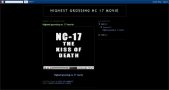 Desktop Screenshot of highestgrossingnc17movie.blogspot.com