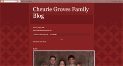 Desktop Screenshot of cheuriegrovesfamilyblog.blogspot.com