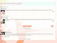 Tablet Screenshot of brookedavisphotographer.blogspot.com