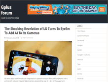Tablet Screenshot of gplusforum.blogspot.com