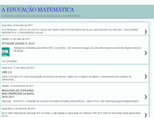 Tablet Screenshot of educacaomatematica2010.blogspot.com