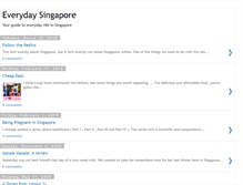 Tablet Screenshot of everydaysingapore.blogspot.com