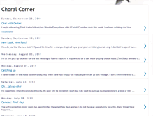 Tablet Screenshot of choralcorner.blogspot.com