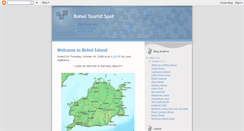 Desktop Screenshot of boholtouristspot.blogspot.com