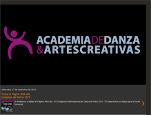 Tablet Screenshot of academiaprofesionaldedanza.blogspot.com