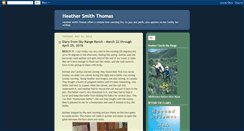 Desktop Screenshot of heathersmiththomas.blogspot.com