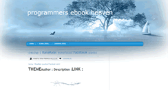 Desktop Screenshot of programmersebookheaven.blogspot.com