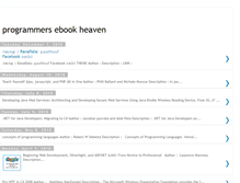 Tablet Screenshot of programmersebookheaven.blogspot.com