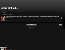 Tablet Screenshot of juzbepink-ed.blogspot.com