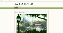 Desktop Screenshot of karsenslater.blogspot.com