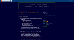 Desktop Screenshot of eccsfelections.blogspot.com