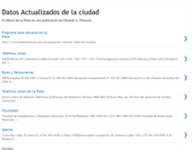 Tablet Screenshot of datoslaplata.blogspot.com