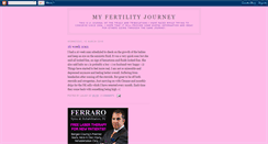 Desktop Screenshot of fertilityjourney123.blogspot.com