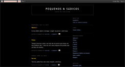 Desktop Screenshot of pequenosesadicos.blogspot.com