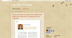 Desktop Screenshot of carriles-arahal.blogspot.com