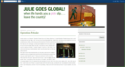 Desktop Screenshot of juliegoesglobal.blogspot.com