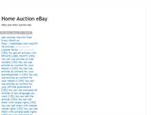 Tablet Screenshot of ebayauctiontools.blogspot.com