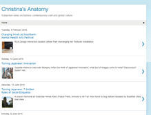 Tablet Screenshot of christinas-anatomy.blogspot.com