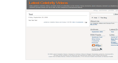 Desktop Screenshot of celebrityvideos.blogspot.com